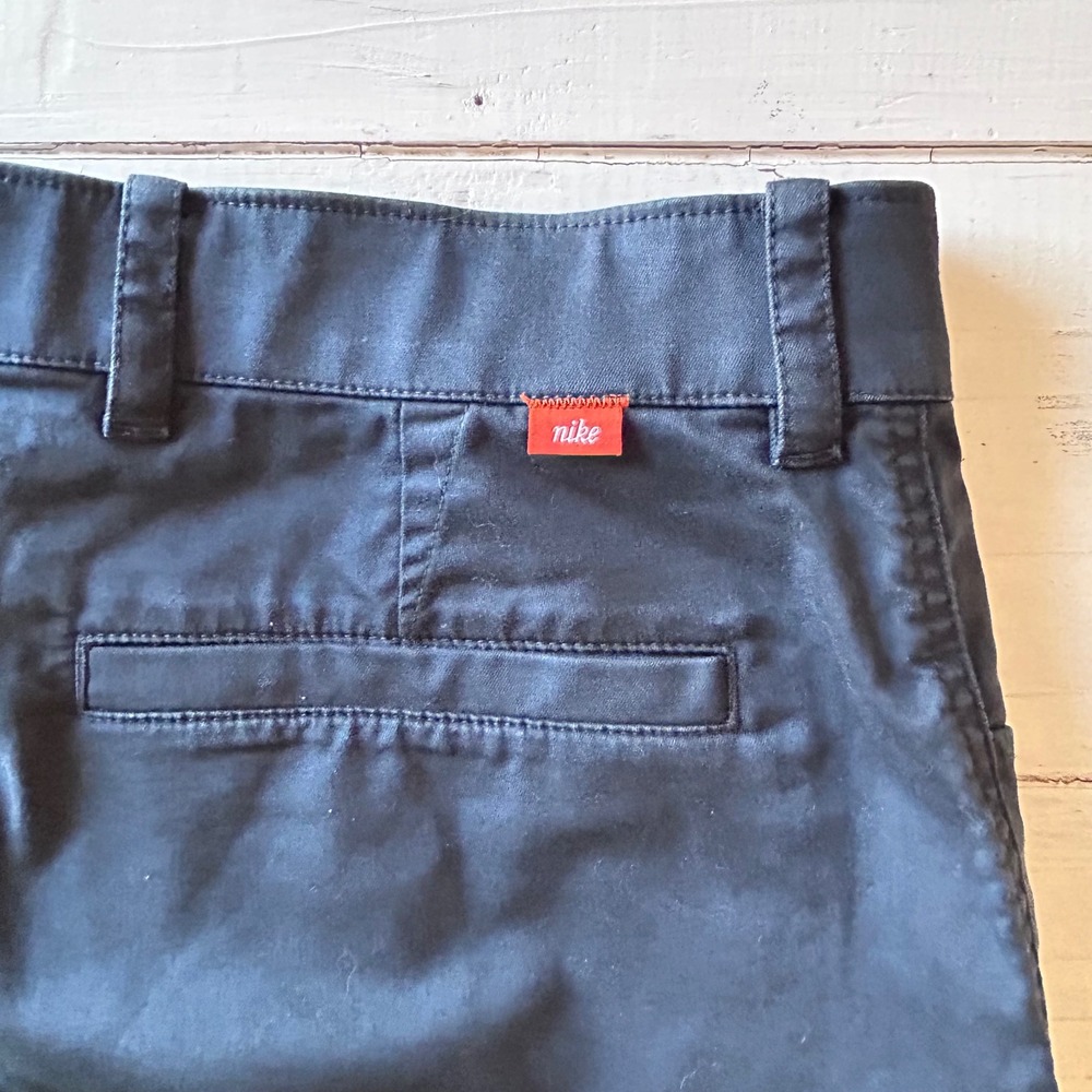 Nike Mens Dri-FIT Golf Chino Shorts Navy Blue Size 32‎ Flat Front Stretch - Picture 8 of 8